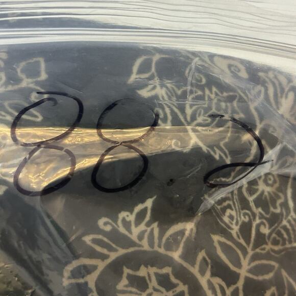 Lucky Brand Black Tan Floral‎ Print Tunic Top Boho Womens Plus Sz 3X Lightweight - Picture 7 of 7